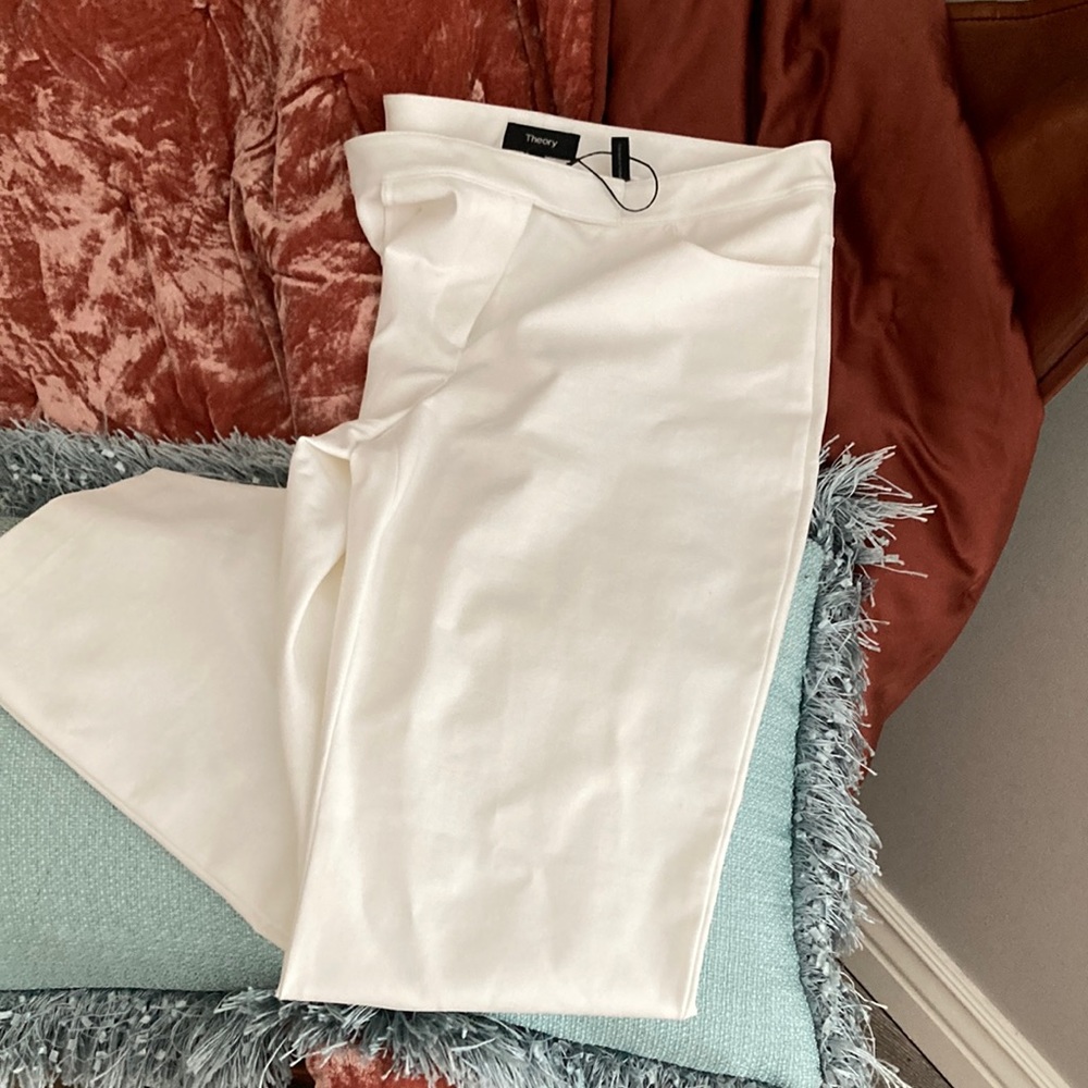 Theory white dress pants